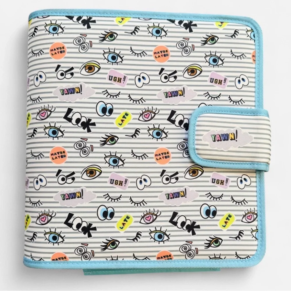 Staples 2” Binder W/ expandable file and zip mesh pocket for organization.